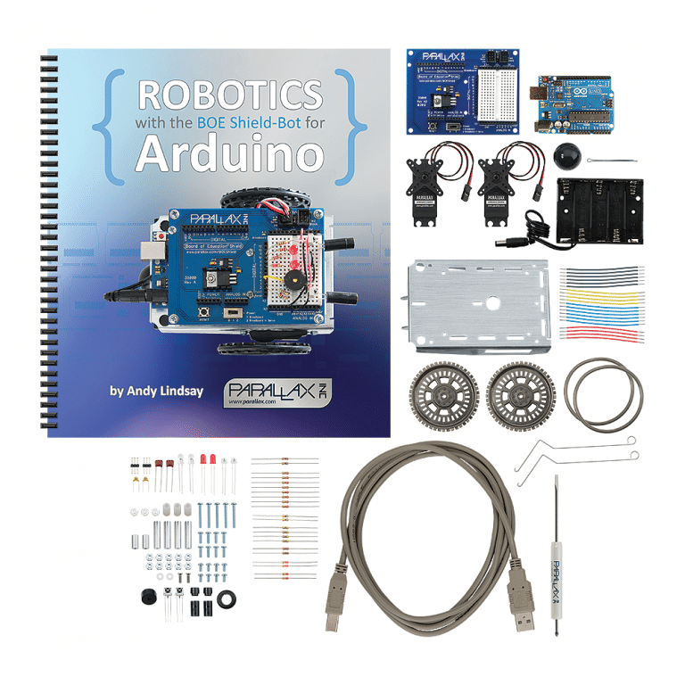 Robot Shield With Arduino - Parallax