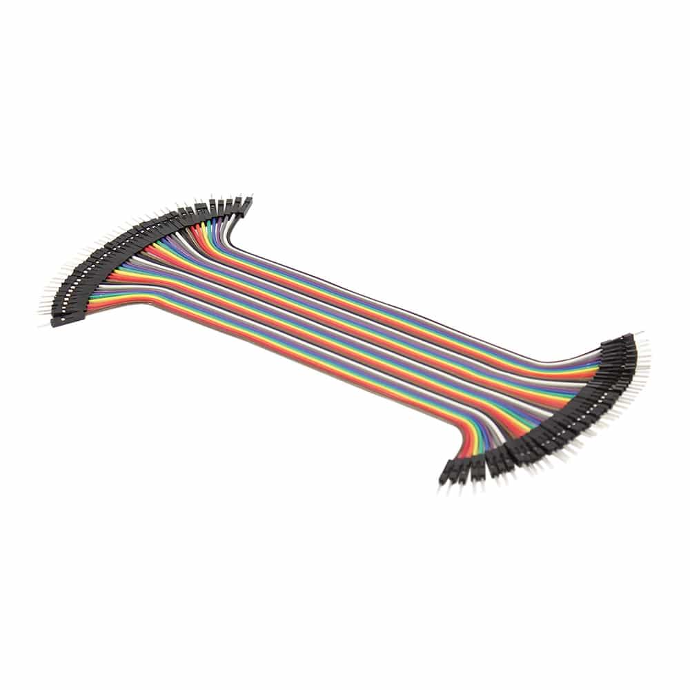 200mm Jumper Wires, MM 40-piece Ribbon - Image 2