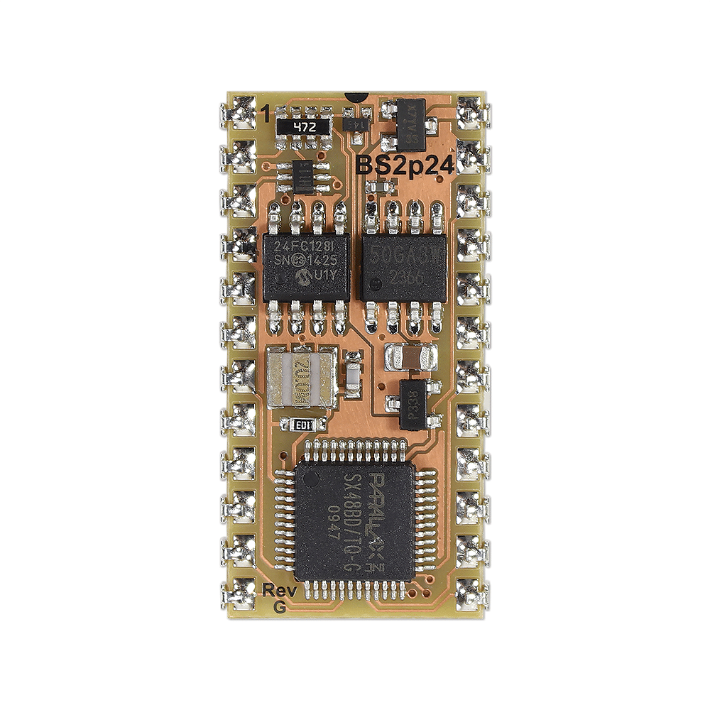 BASIC Stamp 2p24 Microcontroller Module product image top view
