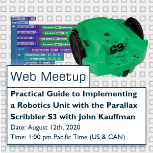 Practical guide to Implementing a robotics unit with the parallax Scribbler S3 with John Kauffman