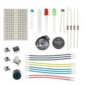 CYBER.ORG DIY Breadboard Circuits Kit - product contents view