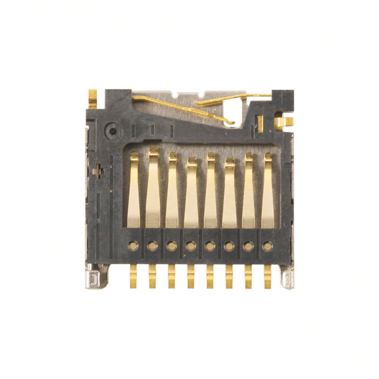 Micro SD Card Holder SMD, PushPull Parallax