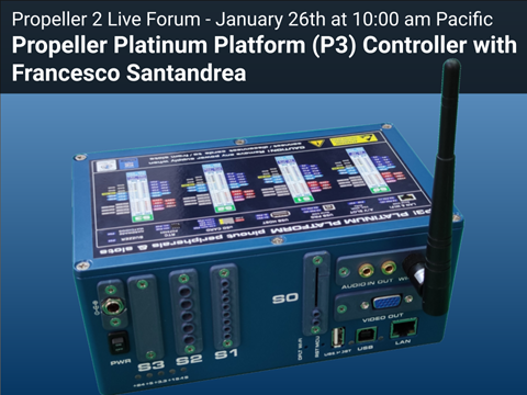 Propeller Platinum Platform (P3) Controller with Francesco Santandrea, Jan 26 2022