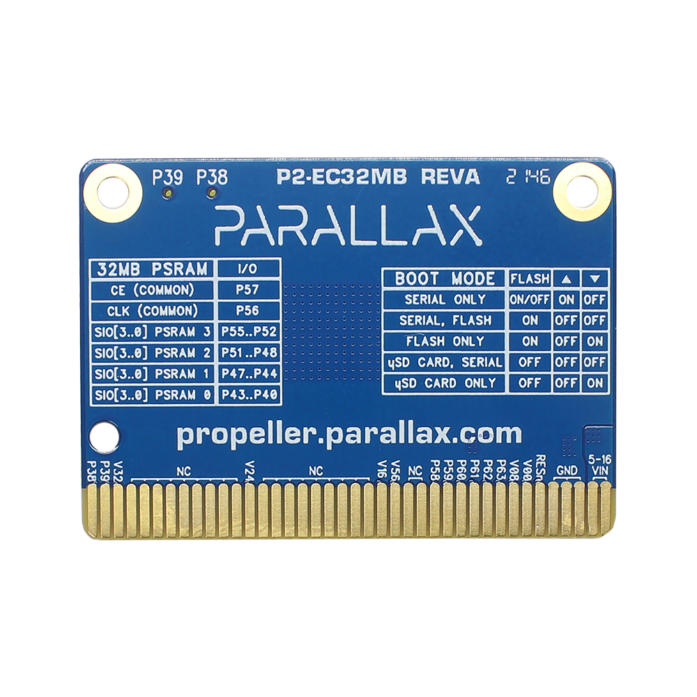 P2 Edge Module with 32MB RAM - Parallax