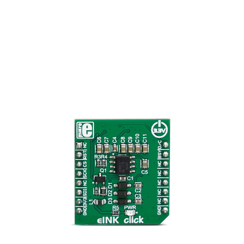 eINK Click Board (#64223) product front view