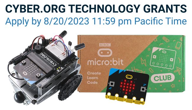 Technology Grants Open For Micro:bit And Cyber:bot Kits - Apply By 